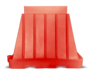 Bariera drogowa czerwona Tradi szer. 100 cm