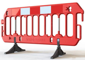 Barierka tymczasowa ochronna PVC Scavia