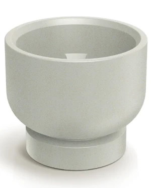 Donica ozdobna kremowa 40 cm Molta Base Round