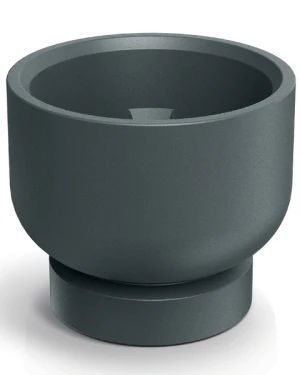 Donica ozdobna grafitowa 40 cm Molta Base Round