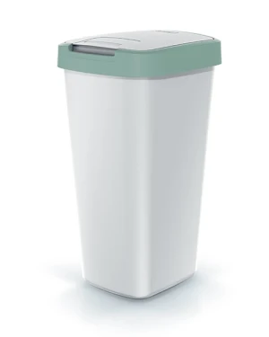 Kosz na śmieci 25 litrów zielony / szary Compacta Q Flap