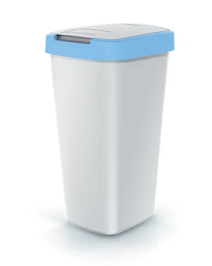 Kosz na śmieci 25 litrów niebieski / szary Compacta Q Flap