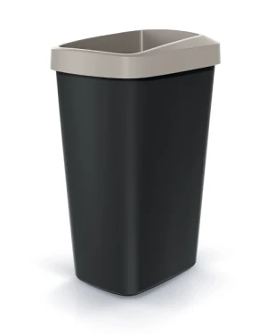 Kosz na śmieci 45 litrów brązowy Compacta Q Drop Keden