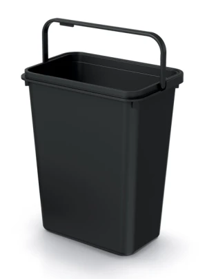 Pojemnik na śmieci 10 litrów czarny Systema Basic