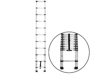 Drabina teleskopowa aluminiowa 3,2 m Home 11 szczebli