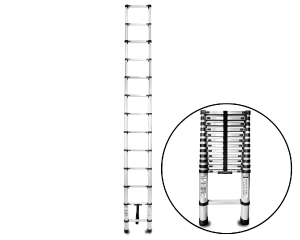Drabina teleskopowa aluminiowa 3,8 m Home 13 szczebli