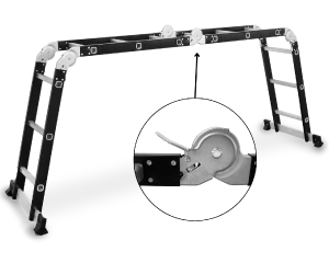 Drabina przegubowa uniwersalna 4 x 3 Home Drabest