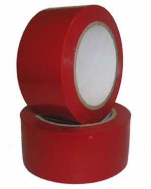 Taśma ostrzegawcza czerwona 10 cm x 33 mb