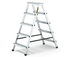 Drabina 5-stopniowa aluminiowa dwustronna Drabest