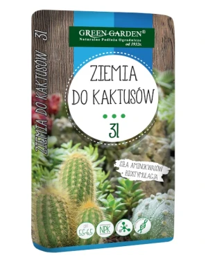 Ziemia do kaktusów i sukulentów 3 litry Green Garden