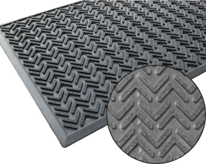 Wycieraczka gumowa do butów 90 x 60 cm Jodła