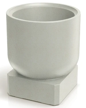 Donica dekoracyjna kremowa 40 cm Molta Base Square