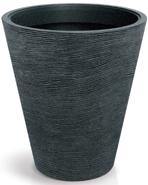 Donica ogrodowa czarna 80 cm Tubra Round