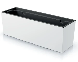 Donica prostokątna z wkładem biała 58 cm Prosperplast Urbi Case