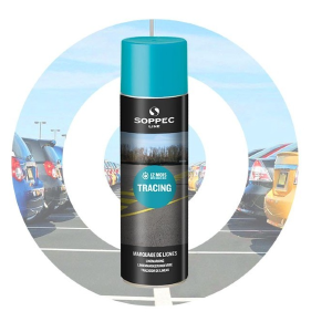 Spray do malowania linii TRACING 750ml niebieski Soppec