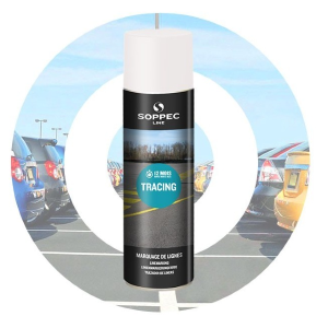 Spray do malowania linii TRACING 750ml biały Soppec