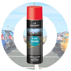 Spray do malowania linii TRACING 750ml czerwony Soppec