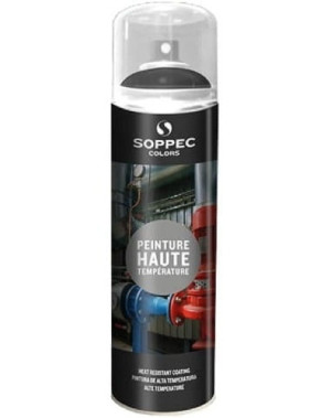 Farba w sprayu do wysokich temperatur 500 ml antracyt Soppec