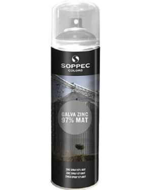 Farba w sprayu do cynkowania matowa Galva Zinc 97% Mat Soppec