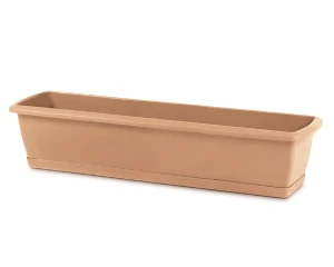 Skrzynka balkonowa 88 cm z podstawką terakota Respana Set