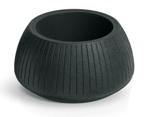 Doniczka dekoracyjna czarna 40 cm Ethick Coro Bowl
