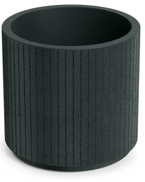 Donica dekoracyjna czarna 40 cm Ethick Coro Round