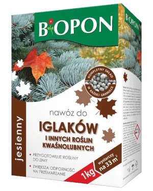 Nawóz jesienny do iglaków i roślin kwaśnolubnych 1 kg Bopon