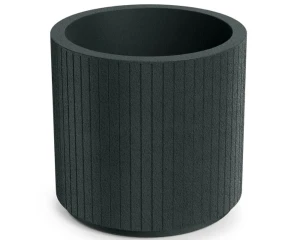 Donica dekoracyjna czarna 48 cm Ethick Coro Round