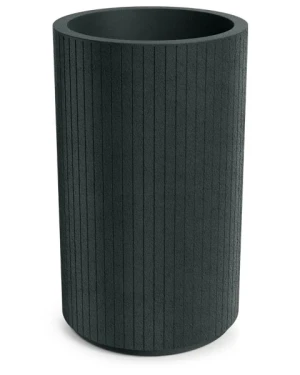 Donica wysoka czarna 48 cm Ethick Coro Round