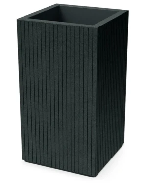 Donica wysoka czarna 40 cm Ethick Coro Square High
