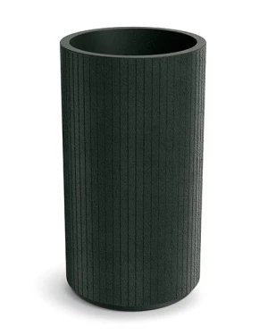 Donica wysoka czarna 40 cm Ethick Coro Round High