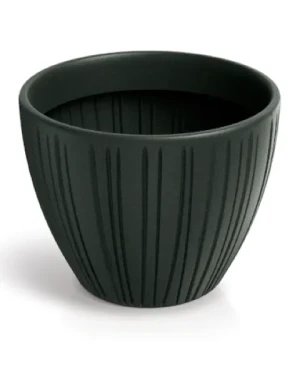 Donica dekoracyjna czarna 40 cm Fero Round