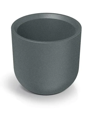 Donica okrągła szara 48 cm Molta Round High