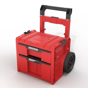 Wózek narzędziowy z szufladami Qbrick System Pro Cart 2.0 Plus Drawer 2 Red Ultra HD