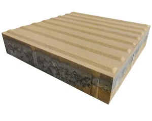 Płytka integracyjna kierunkowa żółta 40 x 40 x 8 cm