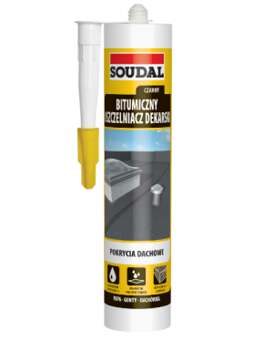 Po terminie: Uszczelniacz dekarski bitumiczny czarny Soudal
