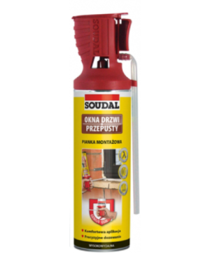 Po terminie: Pianka montażowa 500 ml z aplikatorem Genius Gun