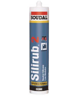 Soudal Silirub 2 bezbarwny 300ml - Silikon neutralny
