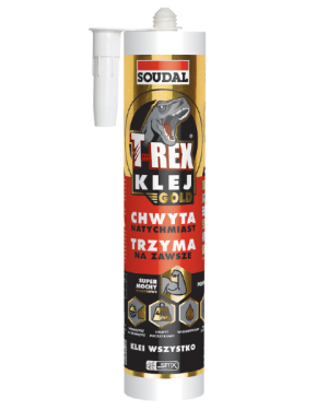 Klej montażowy polimerowy supermocny SMX T-Rex Gold Soudal