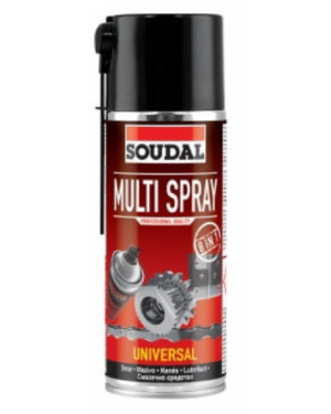 Spray uniwersalny smarująco-zabezpieczający Multi Soudal 400ml