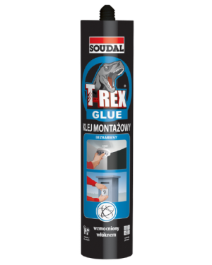 Klej montażowy bezbarwny T-REX 310ml Soudal