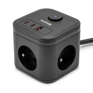 Przedłużacz kostka USB z szybką ładowarką 20W