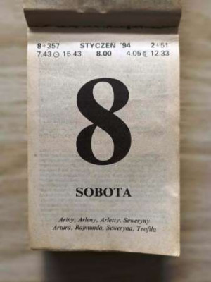 Kartka z kalendarza 1994