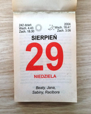 Kartka z kalendarza 2004