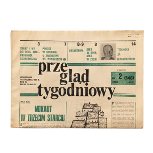 Prezent na 30 Urodziny. Oryginalna Gazeta z Dnia Urodzin. Przegląd Tygodniowy 18.10.1995