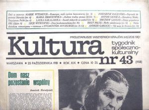 Prezent na 60 Urodziny. Oryginalna Gazeta z Dnia Urodzin. Kultura 17.10.1965