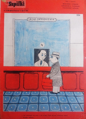 Prezent na 70 Urodziny. Oryginalna Gazeta z Dnia Urodzin. Szpilki 09.10.1955