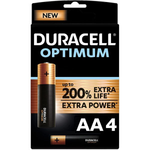 Μπαταρίες Αλκαλικές Optimum AA 4 Τεμάχια
