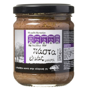 Πάστα Ελιάς Από Μαύρες Ελιές 185 gr