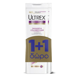 Σαμπουάν Damaged & Colored Hair Αντιπιτυριδικό 360ml 1+1 Δώρο 1+1